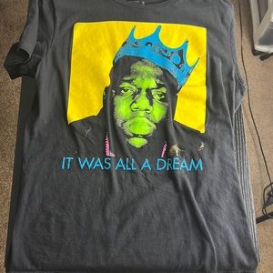 Music tee (Notorious BIG) black